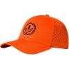 imageBASSDASH UPF 50 Quick Dry Baseball Cap Water Resistant Laser Cut Mesh Snapback Hat for Men Women Fishing Hiking FH14Blaze Orange