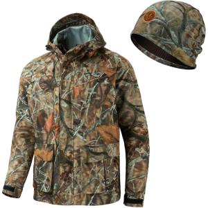 imageBASSDASH Autumn Forest Walker Fishing Hunting Wading JacketsMedium ampamp Unisex Reversible Windproof Fleece Winter Beanie Hats Bundle