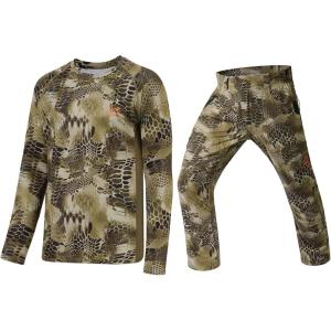imageBASSDASH Highland II Camo Hunting Fishing Hunting ShirtsXL ampamp Lightweight Pants38quot W x 32quot L Bundle