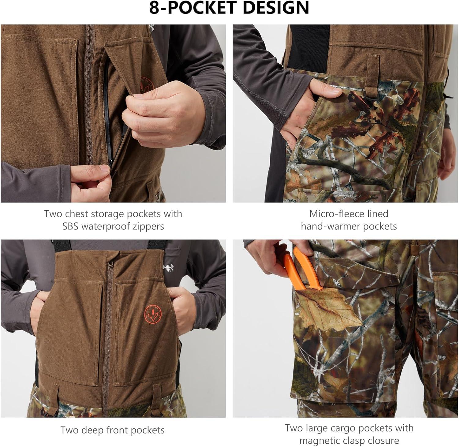 imageBASSDASH Autumn Forest Hunting Fishing Hunting Jackets3XL ampamp Splice II Bibs3XL Bundle