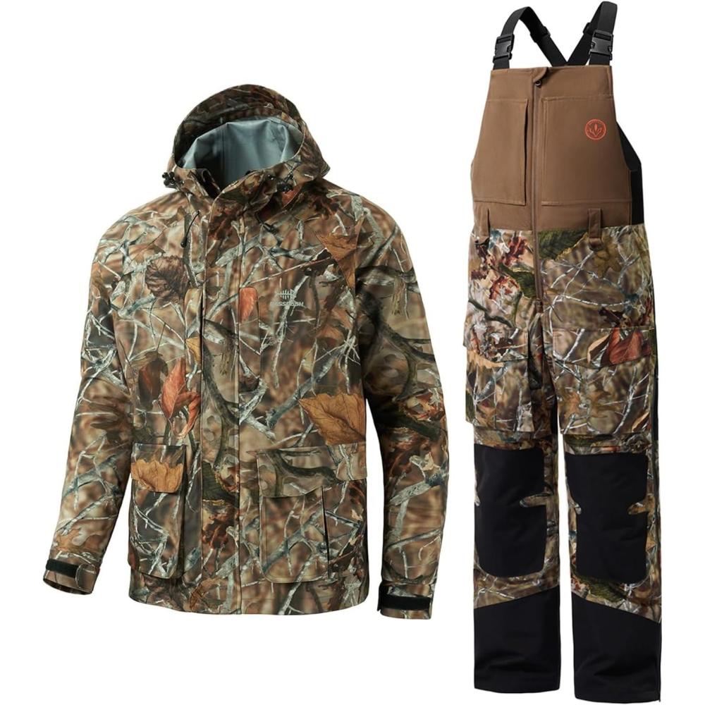 imageBASSDASH Autumn Forest Hunting Fishing Hunting Jackets3XL ampamp Splice II Bibs3XL Bundle