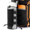 imageBASSDASH MOLLE Water Bottle Holder Pouch with Shoulder Strap Modular Bag for Fishing Hunting Hiking Travel Outdoor ActivitiesBlack