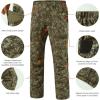 imageBASSDASH Mens Lightweight Hunting Pants 4Way Stretch Breathable Water Resistant for Turkey Early Season Spring SummerMoss Wood