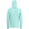 imageBASSDASH UPF 50 Mens Long Sleeve Fishing Shirt with Mask UV Neck Gaiter HoodieSeafoam