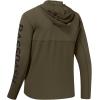 imageBASSDASH UPF 50 Mens UV Sun Protection Long Sleeve Performance Fishing Hoodie Hooded ShirtsBrownBlack Logo