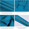 imageBASSDASH UPF 50 Mens UV Sun Protection Long Sleeve Performance Fishing Hoodie Hooded ShirtsEmerald BlueGrey Logo