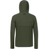 imageBASSDASH UPF 50 Mens UV Sun Protection Long Sleeve Performance Fishing Hoodie Hooded ShirtsOlive GreenBlack Logo