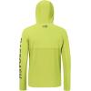 imageBASSDASH UPF 50 Mens UV Sun Protection Long Sleeve Performance Fishing Hoodie Hooded ShirtsPear GreenDark Grey Logo