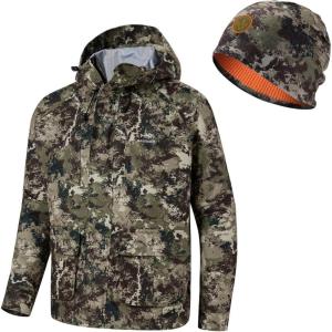 imageBASSDASH Grunge Camo Walker Fishing Hunting Wading Jackets2XL ampamp Unisex Reversible Windproof Fleece Winter Beanie Hats Bundle