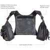 image:imageBASSDASH FV08 Ultra Lightweight Fly Fishing Vest for Men and Women Portable Chest Pack One Size Fits MostGrunge Camo