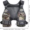 image:imageBASSDASH FV08 Ultra Lightweight Fly Fishing Vest for Men and Women Portable Chest Pack One Size Fits MostGrunge Camo