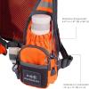 image:imageBASSDASH FV08 Ultra Lightweight Fly Fishing Vest for Men and Women Portable Chest Pack One Size Fits MostOrange