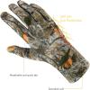 image:imageBASSDASH Mens Camo Hunting Gloves UPF 50 Lightweight Touchscreen Gloves for Warm Weather Fishing Hiking Outdoor ActivitiesSilicone Palm  Autumn Forest