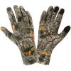 image:imageBASSDASH Mens Camo Hunting Gloves UPF 50 Lightweight Touchscreen Gloves for Warm Weather Fishing Hiking Outdoor ActivitiesSilicone Palm  Autumn Forest