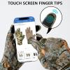 image:imageBASSDASH Mens Camo Hunting Gloves UPF 50 Lightweight Touchscreen Gloves for Warm Weather Fishing Hiking Outdoor ActivitiesSilicone Palm  Autumn Forest