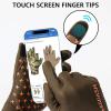 image:imageBASSDASH Mens Camo Hunting Gloves UPF 50 Lightweight Touchscreen Gloves for Warm Weather Fishing Hiking Outdoor ActivitiesSilicone Palm  Brown