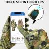 image:imageBASSDASH Mens Camo Hunting Gloves UPF 50 Lightweight Touchscreen Gloves for Warm Weather Fishing Hiking Outdoor ActivitiesSilicone Palm  Open Terrain 