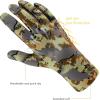 image:imageBASSDASH Mens Camo Hunting Gloves UPF 50 Lightweight Touchscreen Gloves for Warm Weather Fishing Hiking Outdoor ActivitiesSilicone Palm  Open Terrain