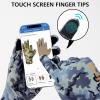 image:imageBASSDASH Mens Camo Hunting Gloves UPF 50 Lightweight Touchscreen Gloves for Warm Weather Fishing Hiking Outdoor ActivitiesSilicone Palm  Rock