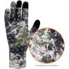 image:imageBASSDASH Mens Camo Hunting Gloves UPF 50 Lightweight Touchscreen Gloves for Warm Weather Fishing Hiking Outdoor ActivitiesSilicone Palm  Woodland 