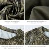 image:imageBASSDASH Mens Hunting Camo Performance Long Sleeve Shirt Fishing UPF50 FS13MMoss Wood