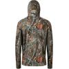 image:imageBASSDASH Mens UPF 50 Camo Long Sleeve Hunting Fishing Hoodie ShirtAutumn Forest