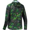 image:imageBASSDASH Mens UPF 50 Camo Long Sleeve Hunting Fishing Hoodie ShirtGreen Leaves