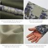 image:imageBASSDASH Mens UPF 50 Camo Long Sleeve Hunting Fishing Hoodie ShirtGreen Vegetation Camo With Light Fawn Mesh