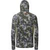 image:imageBASSDASH Mens UPF 50 Camo Long Sleeve Hunting Fishing Hoodie ShirtGreen Vegetation Camo With Light Fawn Mesh