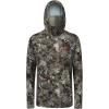 image:imageBASSDASH Mens UPF 50 Camo Long Sleeve Hunting Fishing Hoodie ShirtGrunge Camo