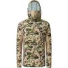 image:imageBASSDASH Mens UPF 50 Camo Long Sleeve Hunting Fishing Hoodie ShirtHighland