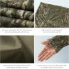 image:imageBASSDASH Mens UPF 50 Camo Long Sleeve Hunting Fishing Hoodie ShirtMoss Wood