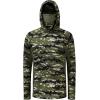 image:imageBASSDASH Mens UPF 50 Camo Long Sleeve Hunting Fishing Hoodie ShirtMountain Stripes