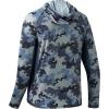 image:imageBASSDASH Mens UPF 50 Camo Long Sleeve Hunting Fishing Hoodie ShirtRock