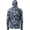 image:imageBASSDASH Mens UPF 50 Camo Long Sleeve Hunting Fishing Hoodie ShirtRock