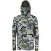 image:imageBASSDASH Mens UPF 50 Camo Long Sleeve Hunting Fishing Hoodie ShirtRocky Open Terrain