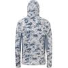 image:imageBASSDASH Mens UPF 50 Camo Long Sleeve Hunting Fishing Hoodie ShirtSnow Camo