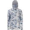image:imageBASSDASH Mens UPF 50 Camo Long Sleeve Hunting Fishing Hoodie ShirtSnow Camo