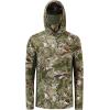 image:imageBASSDASH Mens UPF 50 Camo Long Sleeve Hunting Fishing Hoodie ShirtTimber Transition Camo