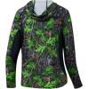 image:imageBASSDASH Mens UPF 50 Lightweight Hunting Camo Hoodie Quick Dry Performance Long Sleeve Fishing Shirt with Hood FS30MGreen Leaves