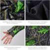image:imageBASSDASH Mens UPF 50 Lightweight Hunting Camo Hoodie Quick Dry Performance Long Sleeve Fishing Shirt with Hood FS30MGreen Leaves