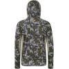image:imageBASSDASH Mens UPF 50 Lightweight Hunting Camo Hoodie Quick Dry Performance Long Sleeve Fishing Shirt with Hood FS30MGreen Vegetation Camo