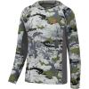 image:imageBASSDASH Mens UPF 50 Lightweight Hunting Camo Hoodie Quick Dry Performance Long Sleeve Fishing Shirt with Hood FS30MRocky Open Terrain