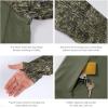 image:imageBASSDASH Mens UPF 50 Performance Fishing Shirt Cooling Hoodie Camo Long Sleeve FS17MOlive GreenMoss Wood