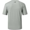 image:imageBASSDASH Mens UPF 50 Performance Short Sleeve Pocket TShirt UV Sun Protection Fishing Hiking Kayaking Sports ShirtsAsh GreyDark Grey Logo