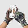 image:imageBASSDASH Unisex Fingerless Fleece Liner Camo Hunting Gloves for Cold Weather UPF 50 Lightweight Fishing Photography HG06Woodland 