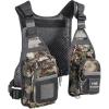 image:imageBASSDASH FV08 Ultra Lightweight Fly Fishing Vest for Men and Women Portable Chest Pack One Size Fits MostGrunge Camo