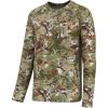 image:imageBASSDASH Mens Hunting Camo Performance Long Sleeve Shirt Fishing UPF50 FS13MTimber Transition Camo