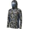 Green Vegetation Camo With Ash Blue Mesh