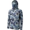 image:imageBASSDASH Mens UPF 50 Camo Long Sleeve Hunting Fishing Hoodie ShirtRock